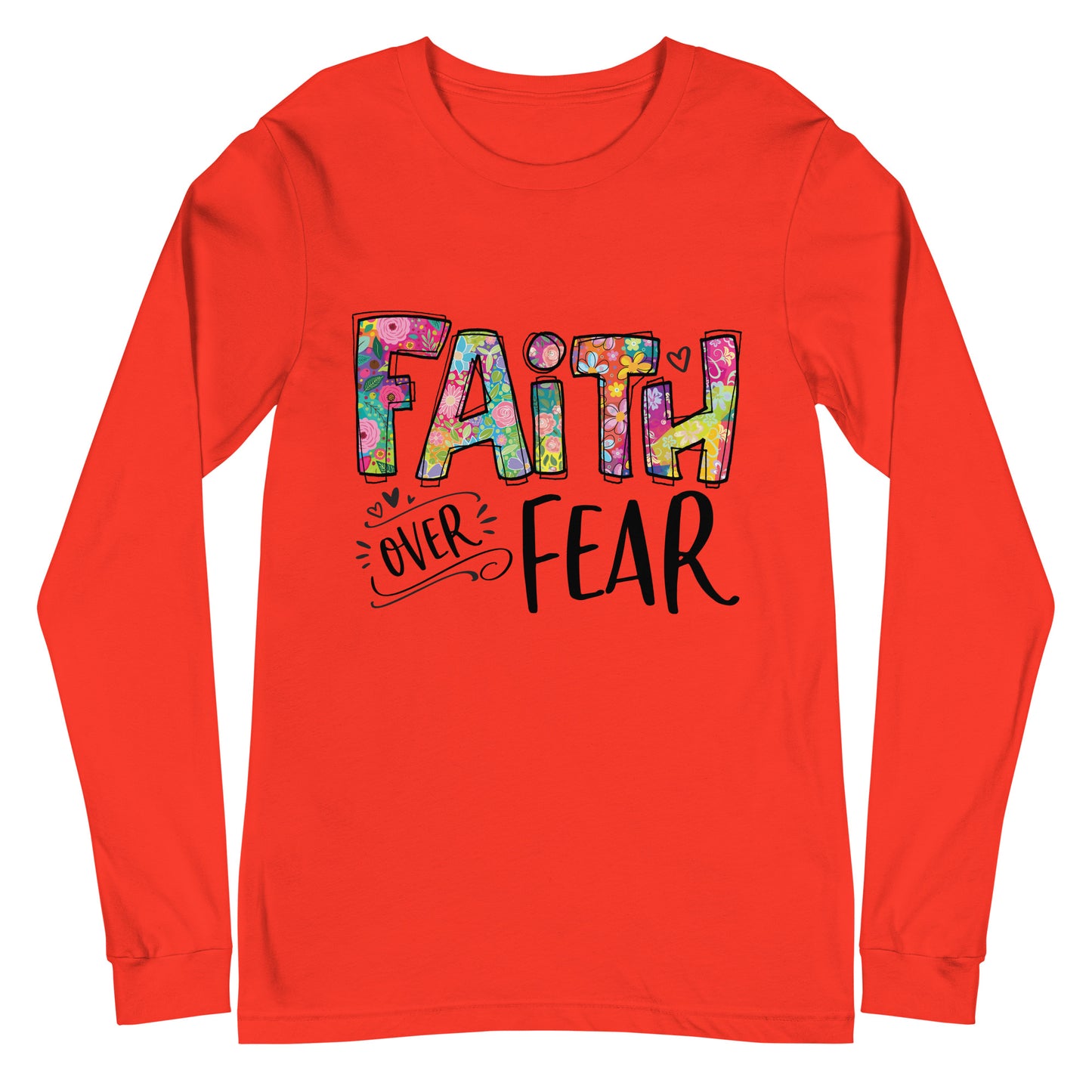 Faith over Fear Long Sleeve Tee