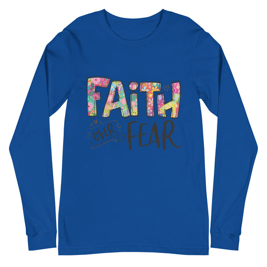 Faith over Fear Long Sleeve Tee